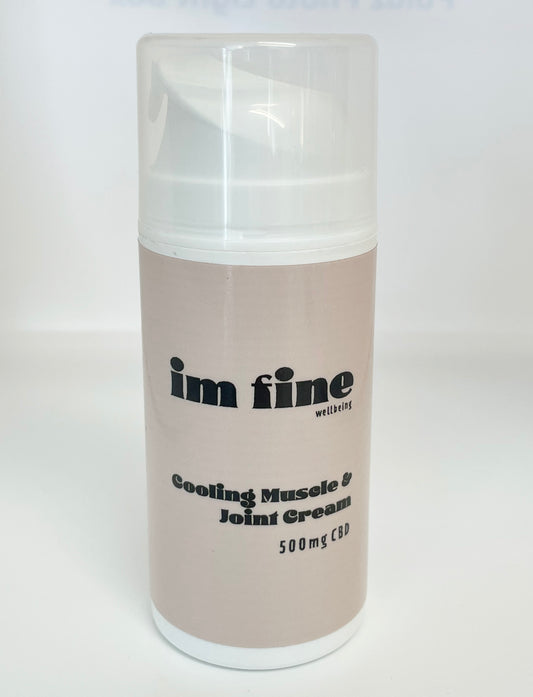 im fine 500mg CBD Topical Cooling Muscle & Joint Cream (100ml)
